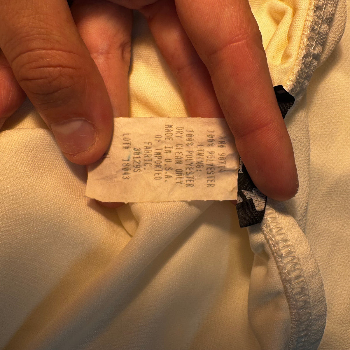 MSK Ivory Handkerchief Hem skirt late 90s