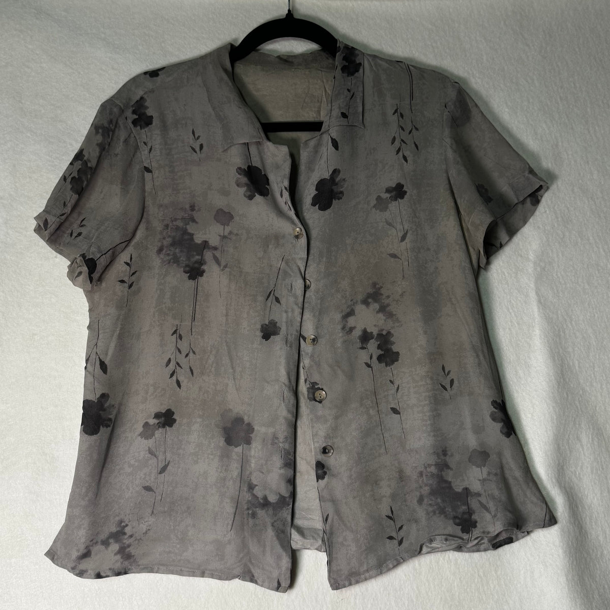 Alison Taylor Watercolor Silk Blouse