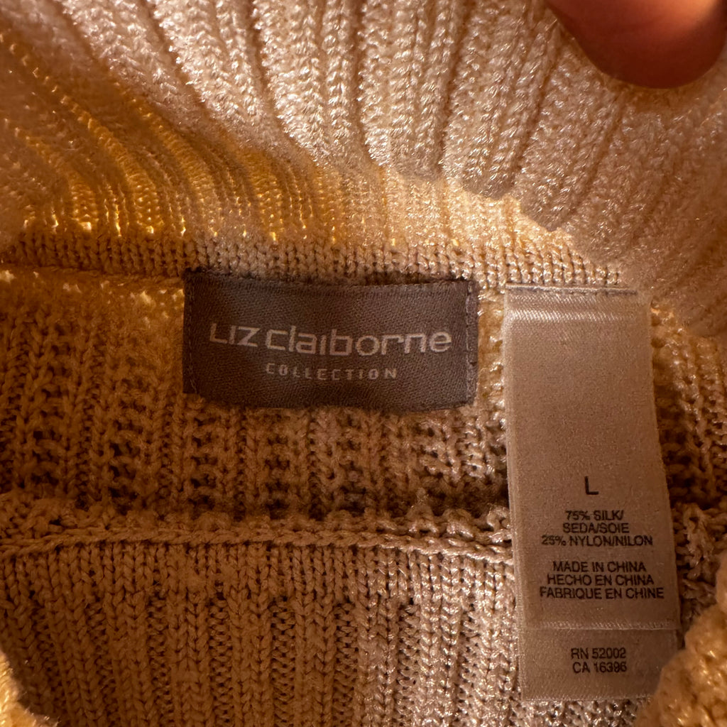 Liz Claiborne Silk Knit Turtleneck