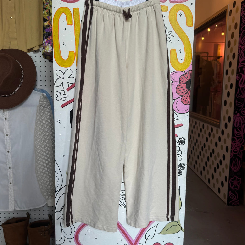 Zara Cotton double striped Sweatpants