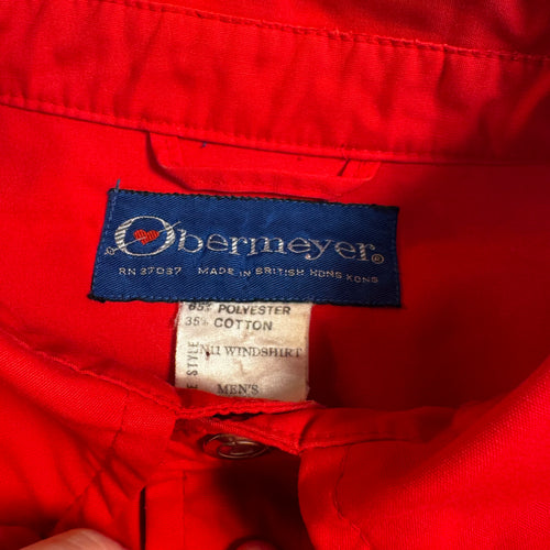 1970s Red Obermeyer WindShirt