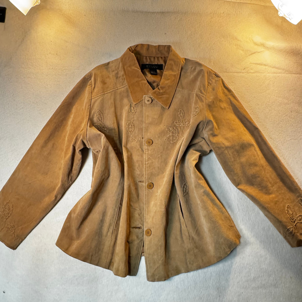 Lane Bryant Suede Leather Jacket