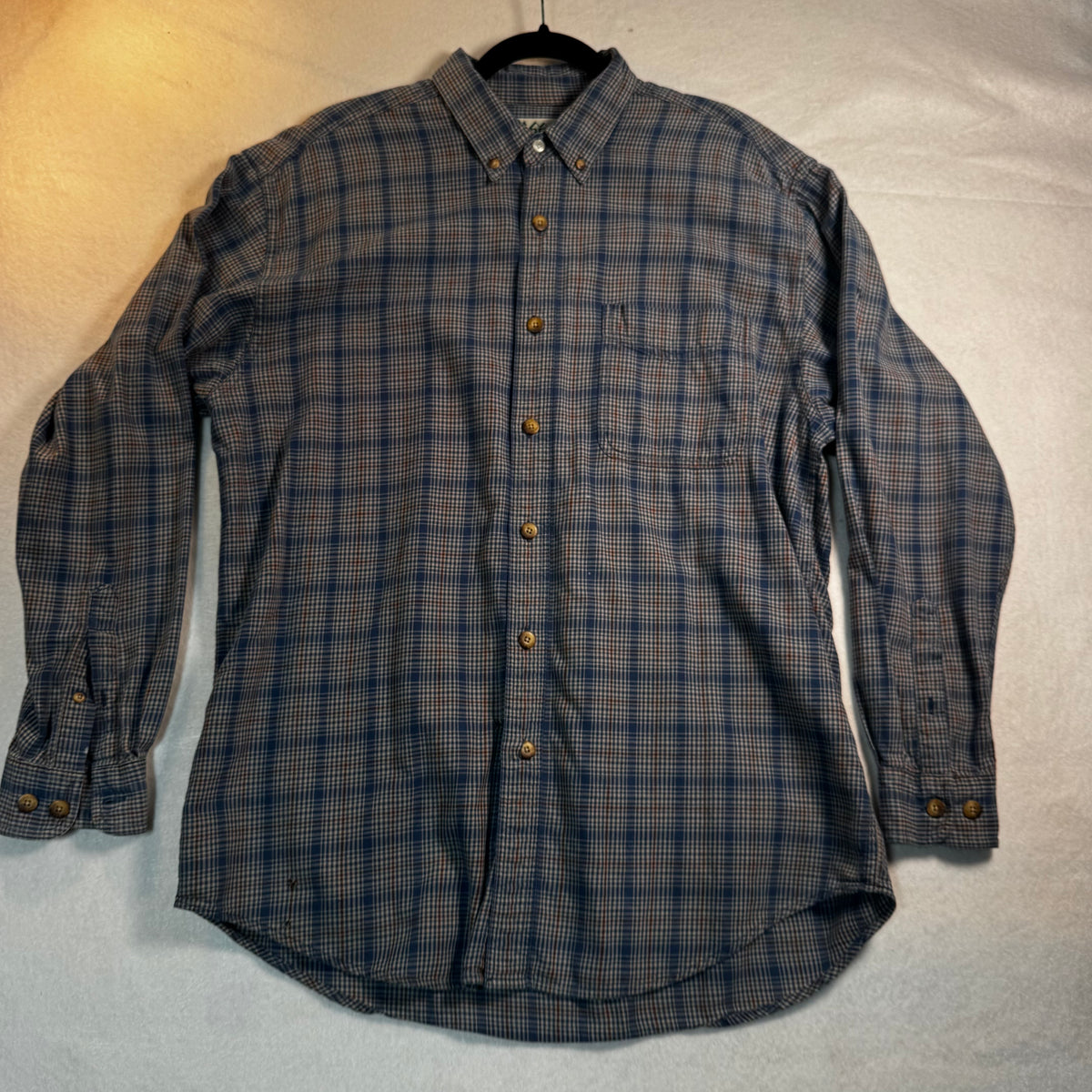 1990s REI Cotton Plaid Flannel Shirt