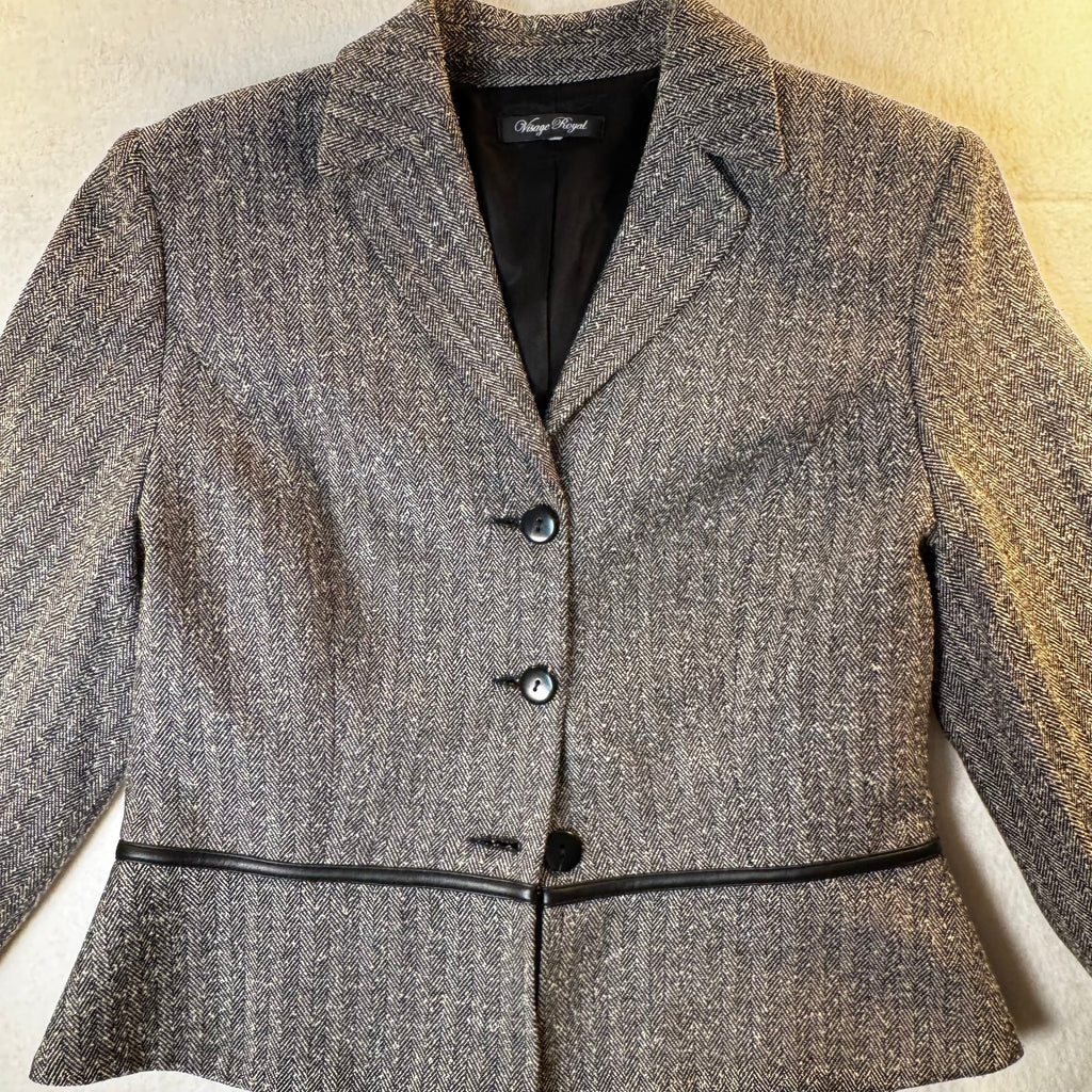 Visage Tweed Grey Blazer
