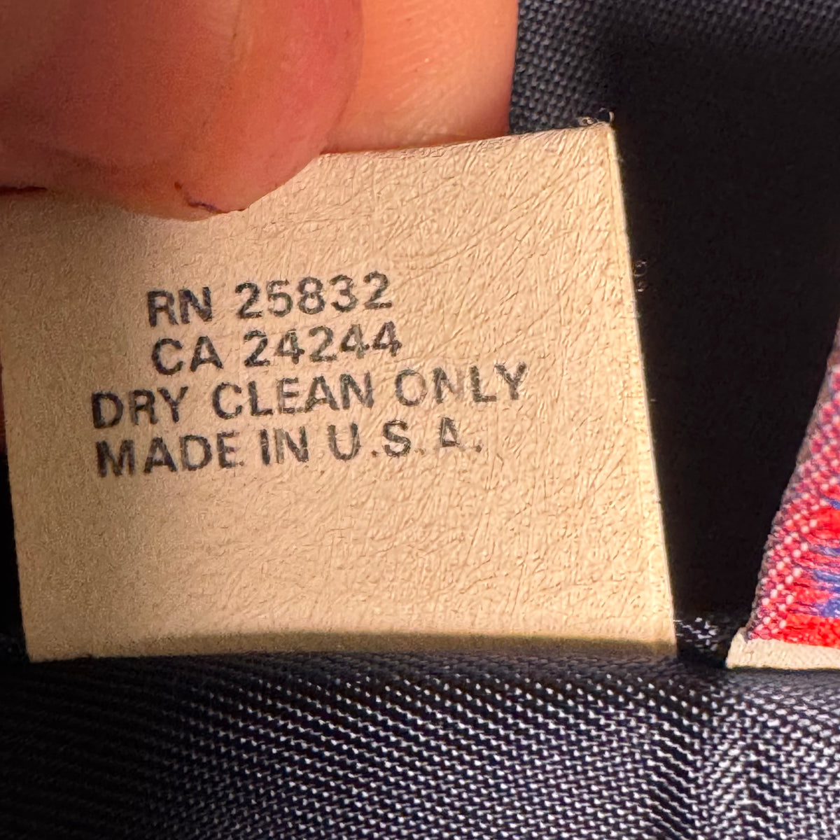 Circle S navy Western Sport Coat 1980s