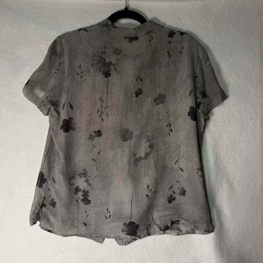 Alison Taylor Watercolor Silk Blouse