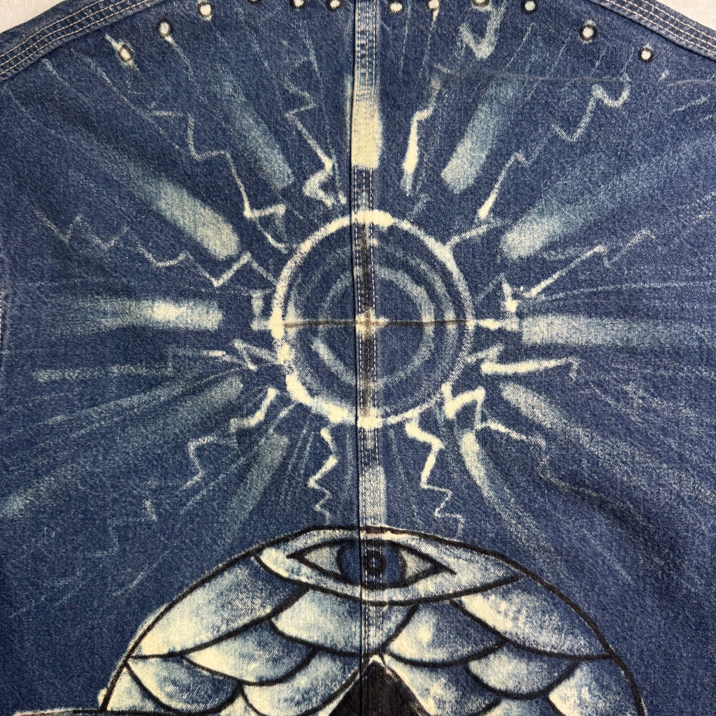 Carhartt Hand-Painted Denim Chore Coat / One of a Kind