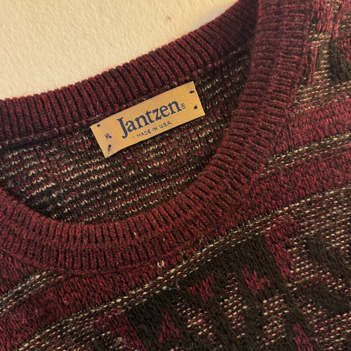 1980s Jantzen Textured knit Sweater
