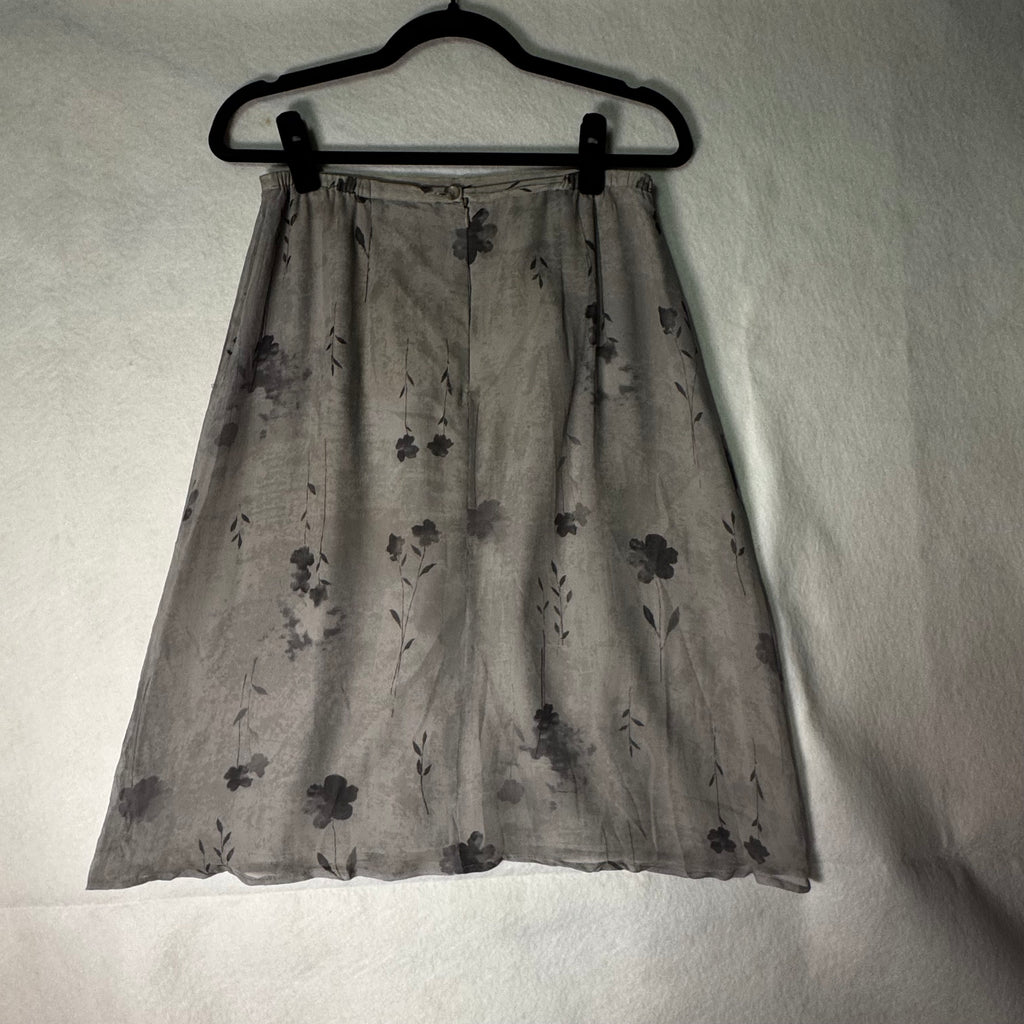 Alison Taylor Watercolor Silk Skirt