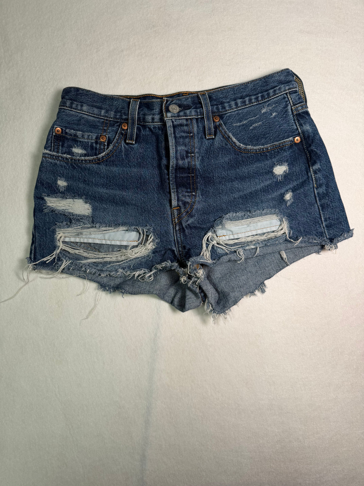 Levi’s 501 Distressed Denim Cutoff Shorts