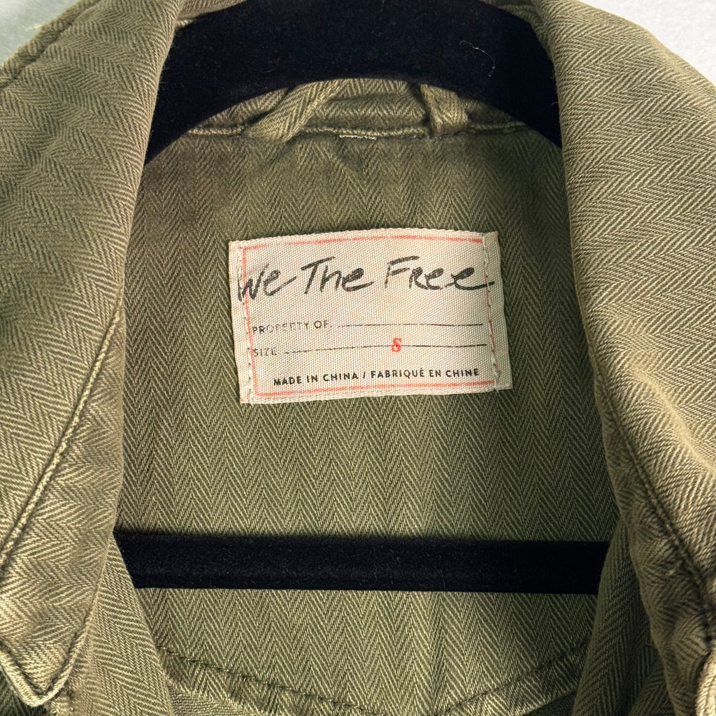 We The Free Olive Trench Coat
