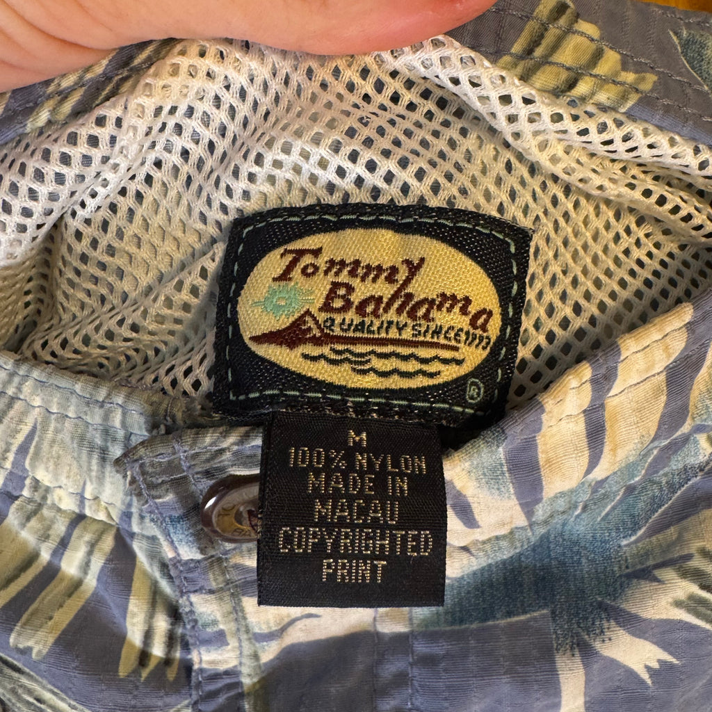 Tommy Bahama fan palm Swim Trunks y2k