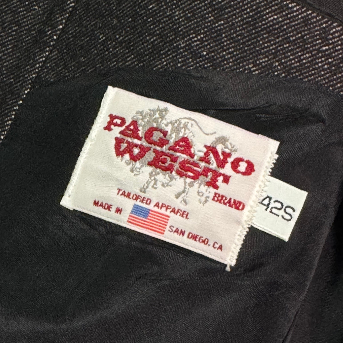 Pagano West San Diego Western Sport Coat 1970s