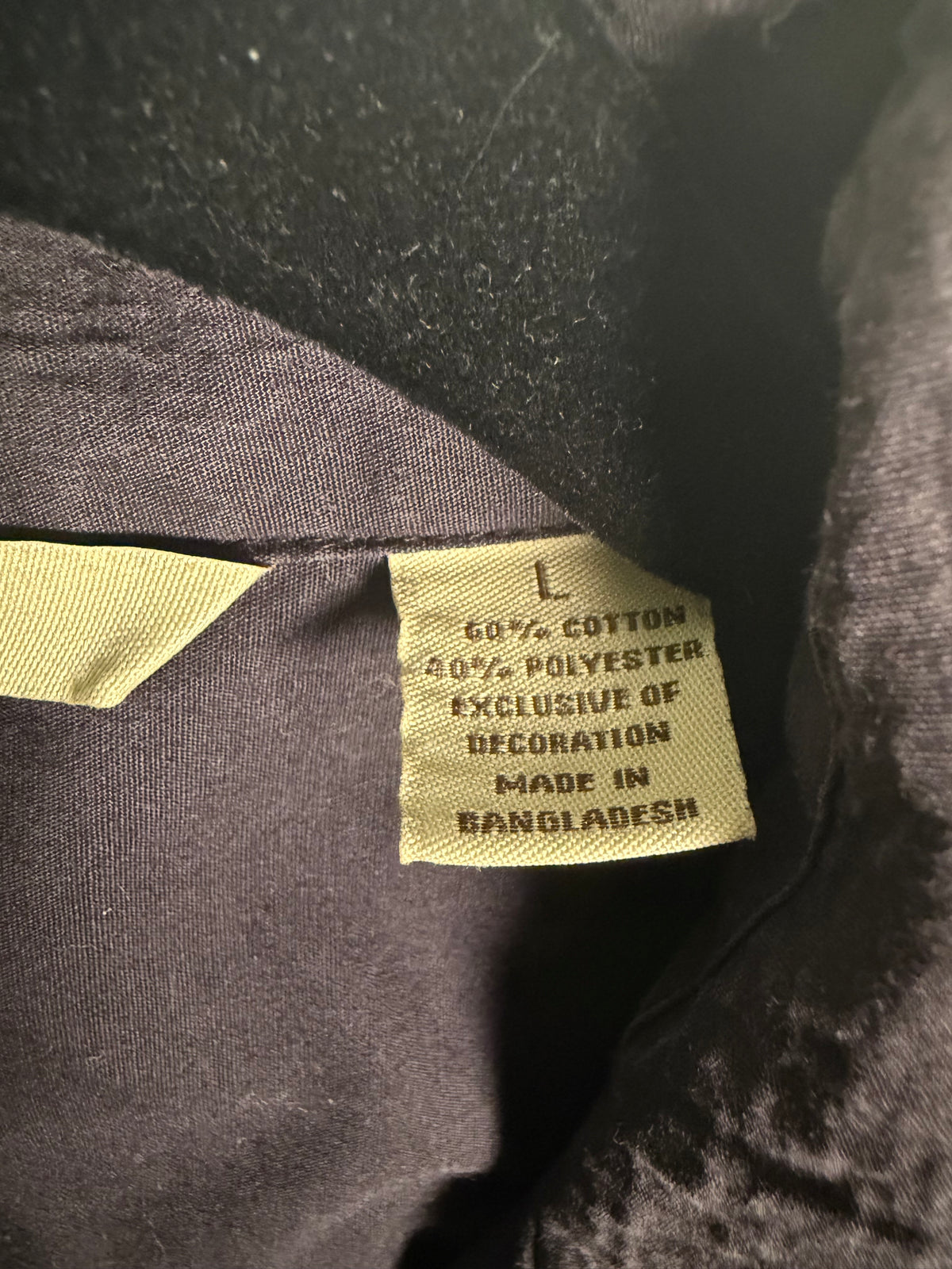 Havanera Black Tonal Embroidered Guayabera