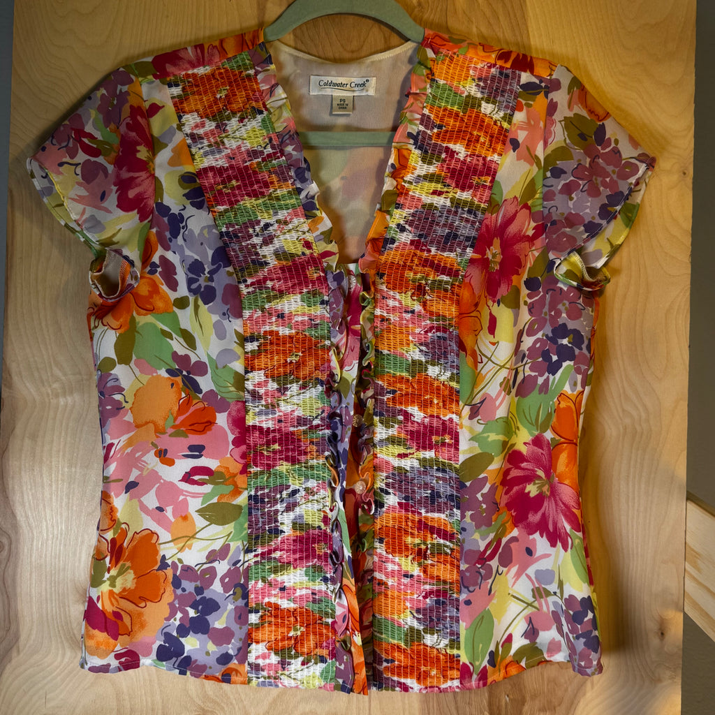 Coldwater Creek Floral Blouse