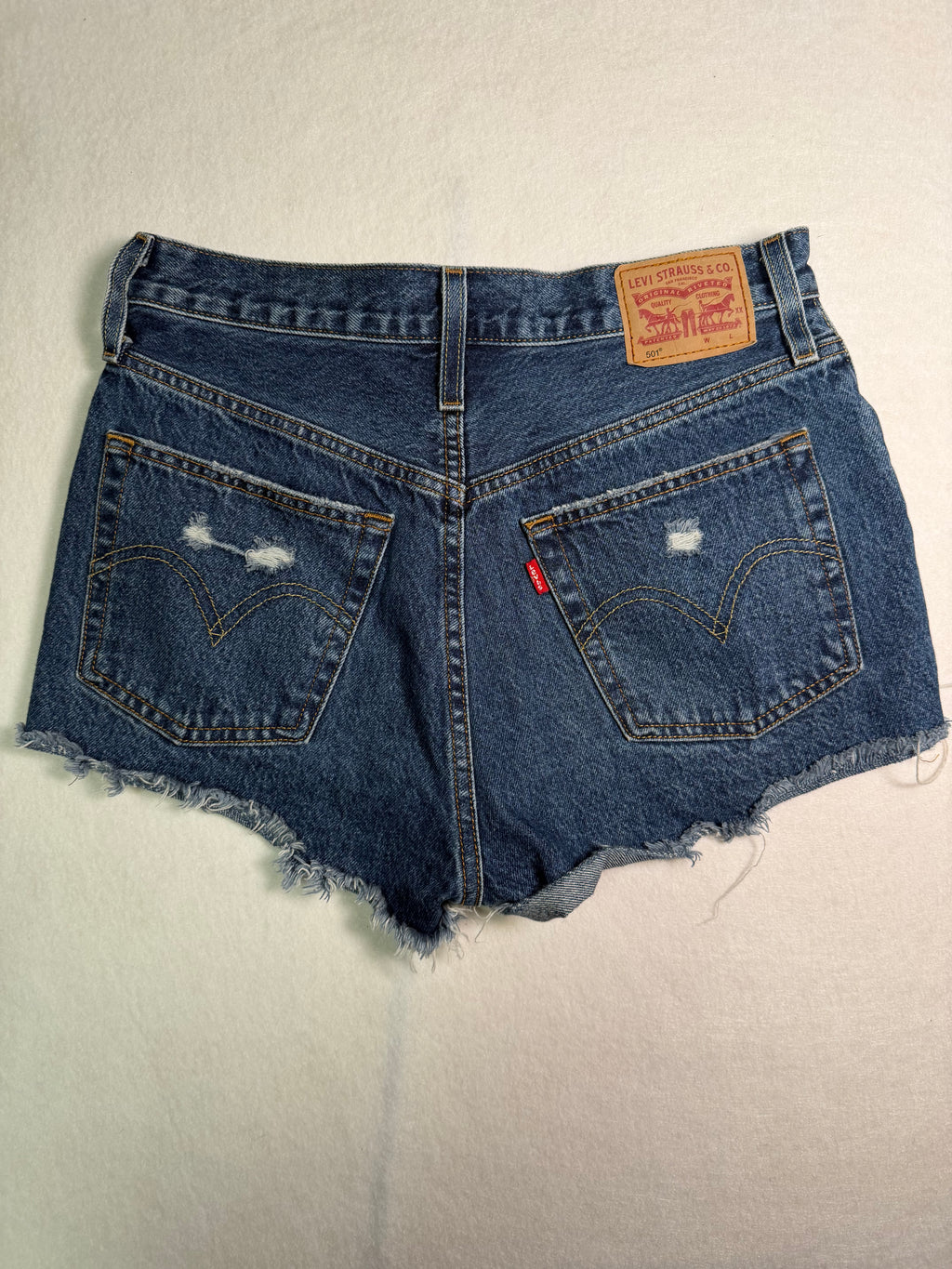 Levi’s 501 Distressed Denim Cutoff Shorts