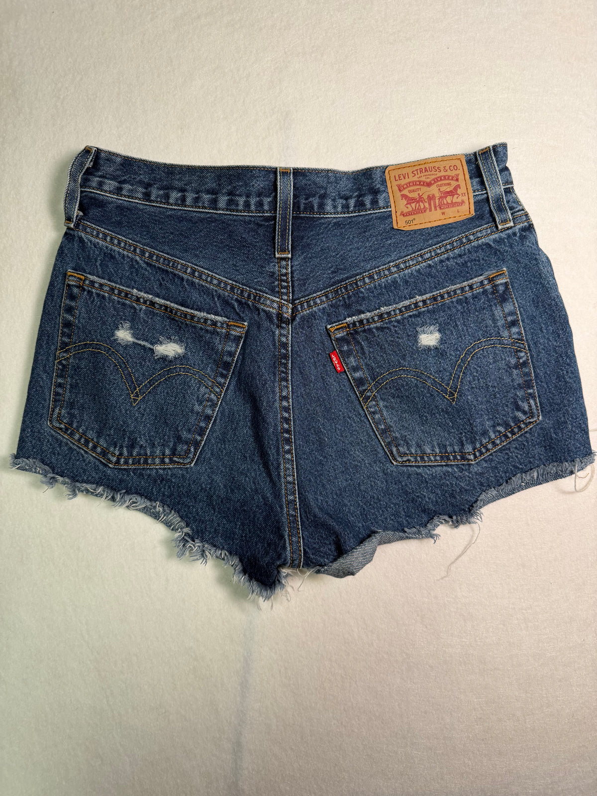 Levi’s 501 Distressed Denim Cutoff Shorts