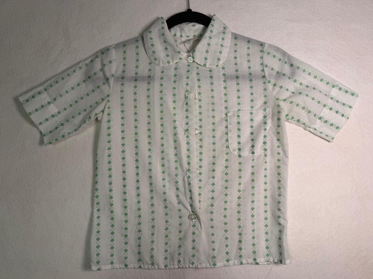 Vintage Official Girl Scouts Uniform Blouse 1970s