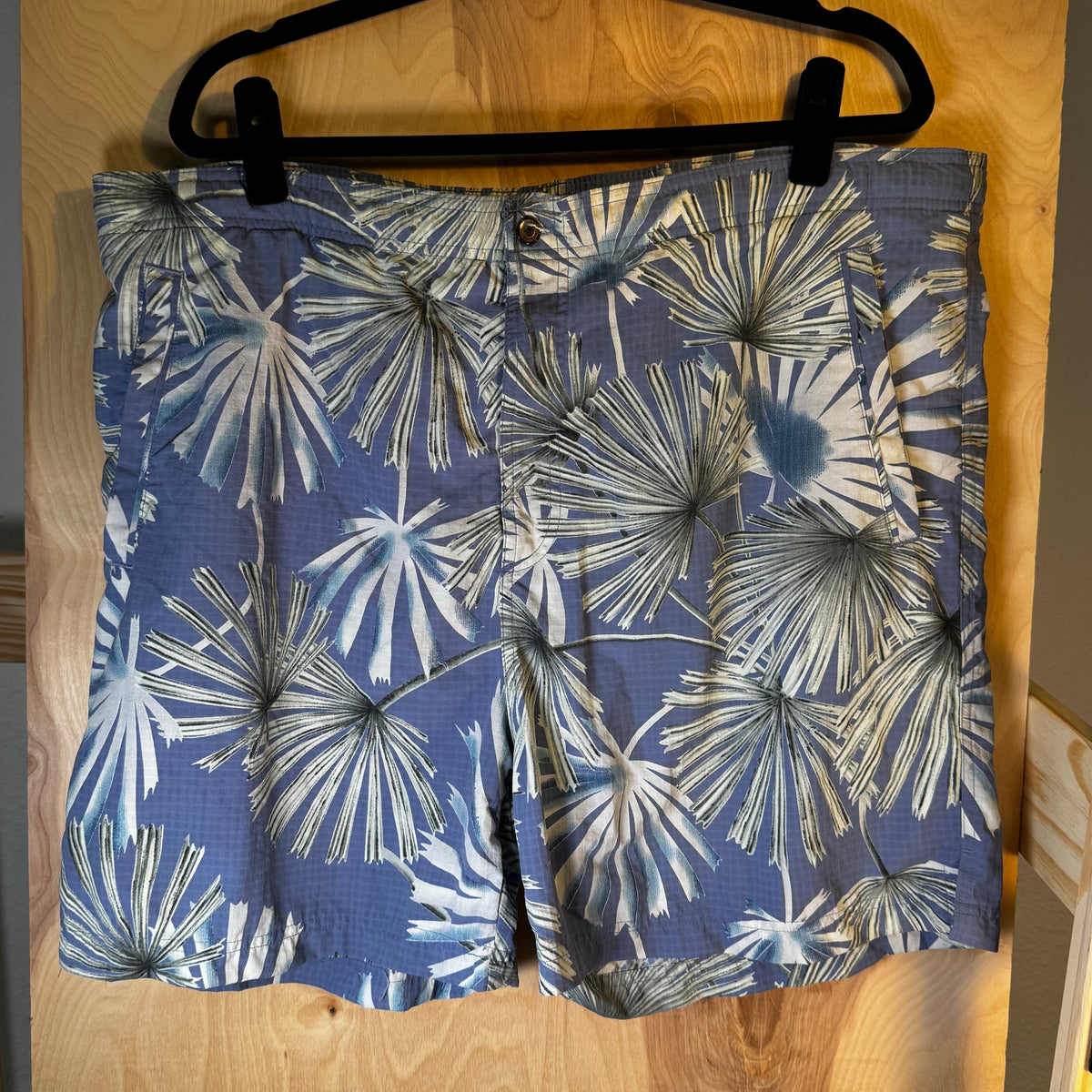 Tommy Bahama fan palm Swim Trunks y2k