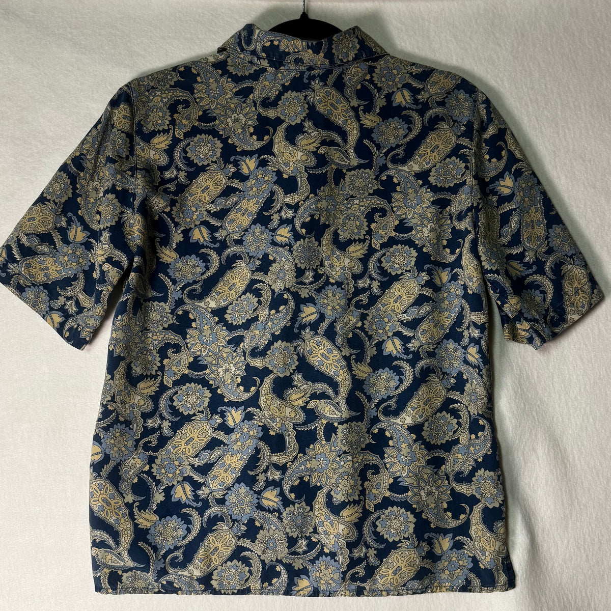 Liz Claiborne Blue Paisley Camp Shirt