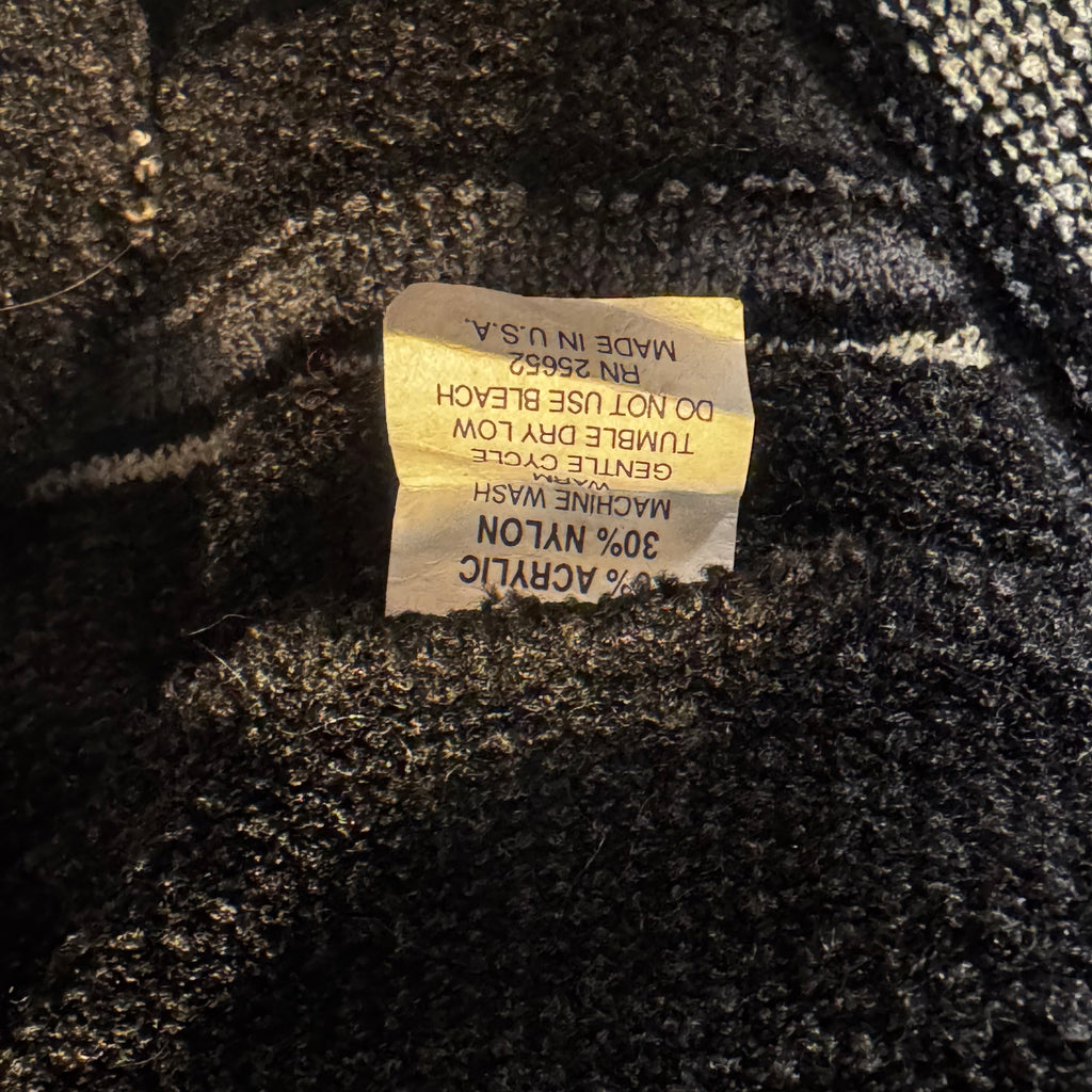 Protégé Collection minimalist Coogi-Style Sweater, Size XL