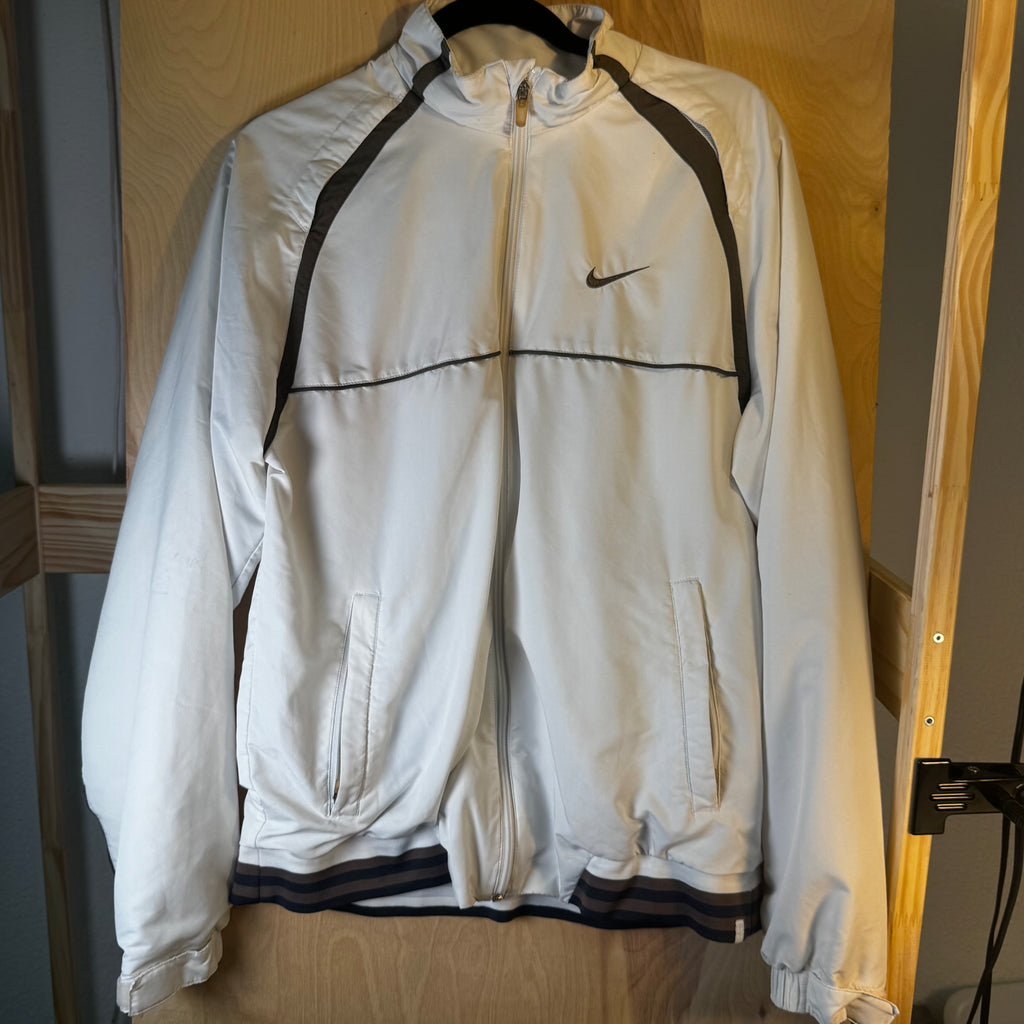 Nike White Track Jacket