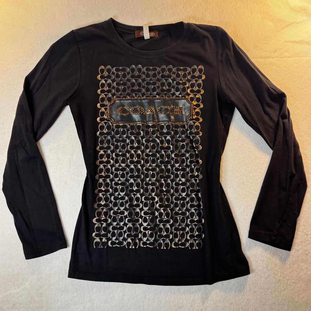 Coach Monogram Black Long Sleeve