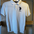 USPA White Polo Tee