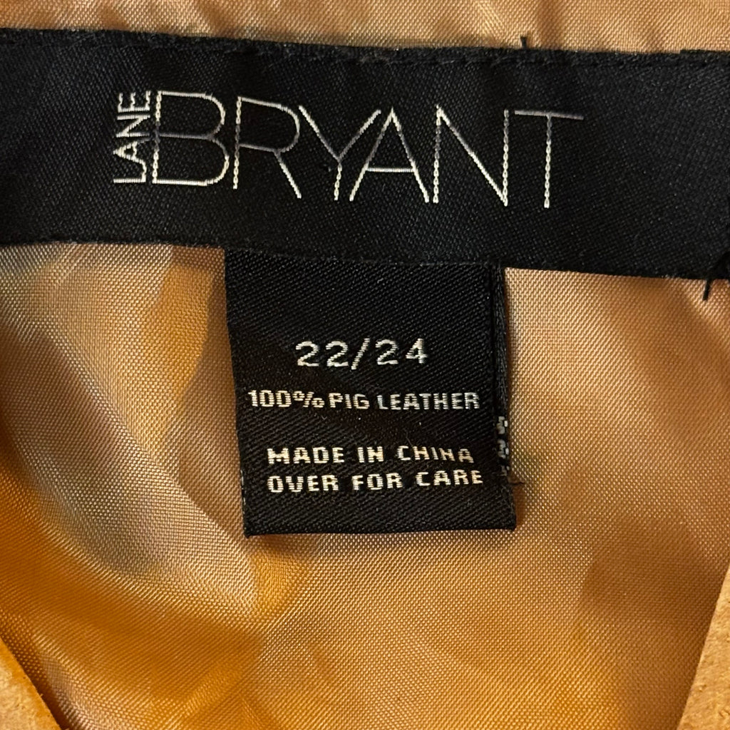 Lane Bryant Suede Leather Jacket