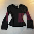 Y2K vibez Liz Claiborne Striped Knit Top