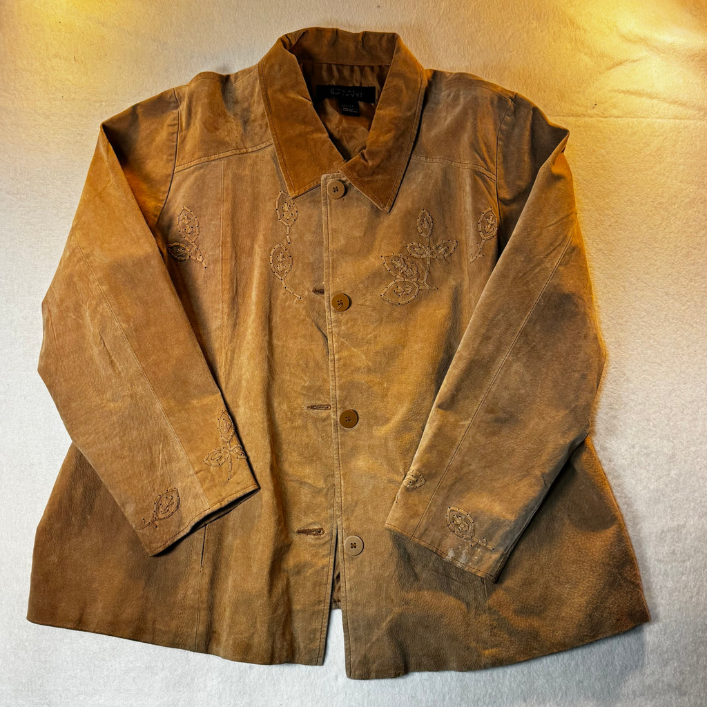 Lane Bryant Suede Leather Jacket