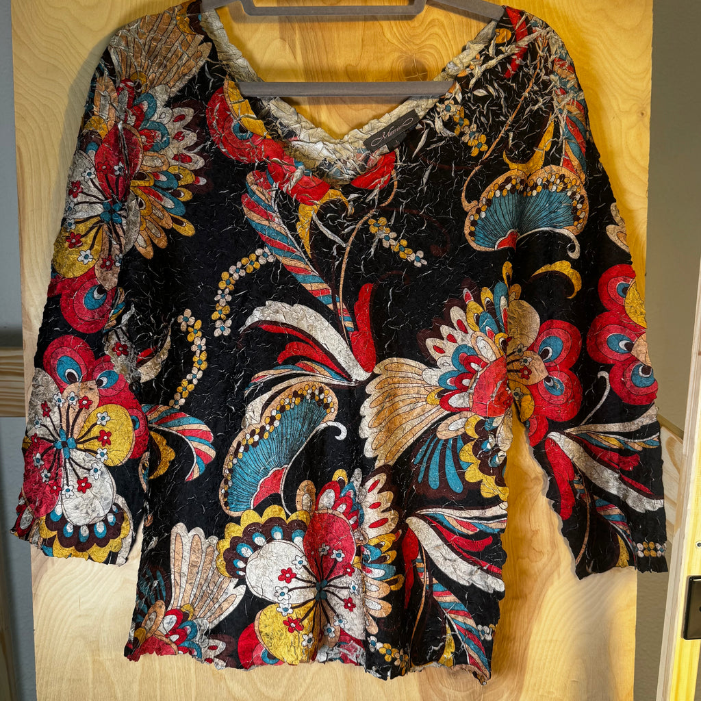 Y2K Crinkle Blouse