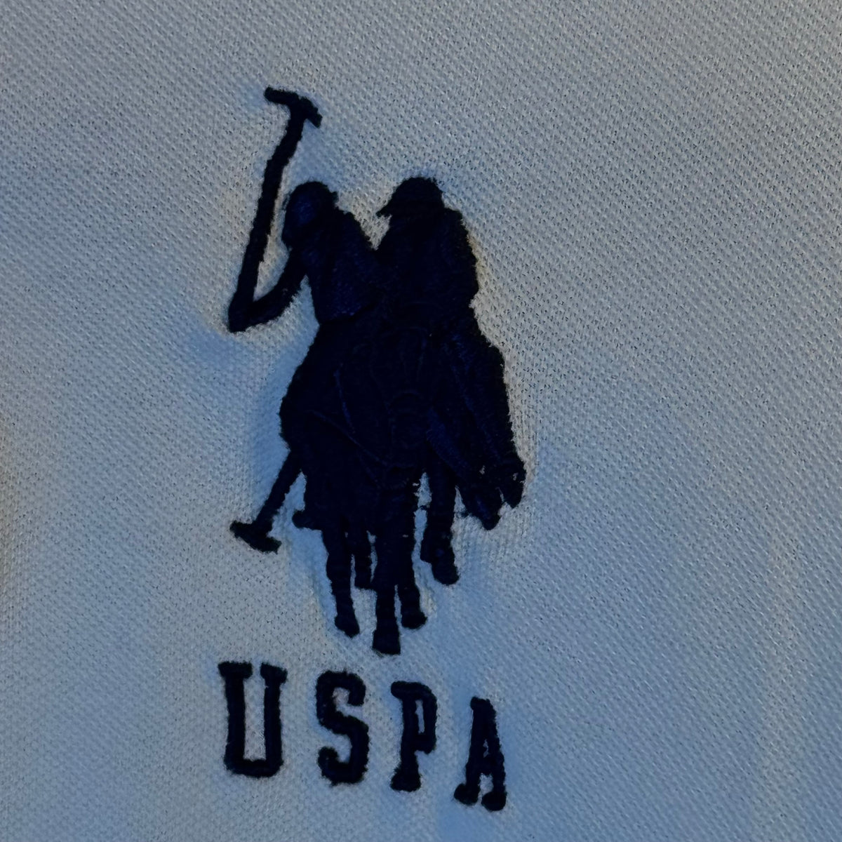 USPA White Polo Tee